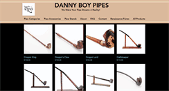 Desktop Screenshot of dannyboypipes.com